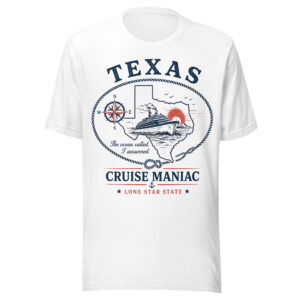 Texas Cruise T-Shirt (Light) – Cruise Maniac State Series